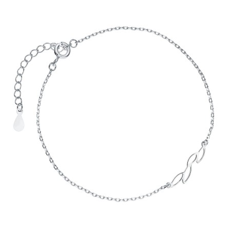 Bransoletka Srebrna pr 925 Liście 