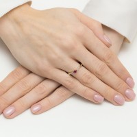 Pierścionek Złoty pr 585 Brylanty z Rubinem 0.30 ct
BC026-B-585-R0.30