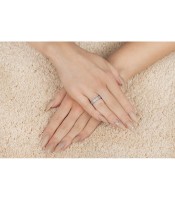 Pierścionek Srebrny pr 925 Cyrkonia P140S-Z1569A