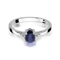 Pierścionek Złoty pr 585 Szafir 0.70 ct Brylanty 0.05 ct
W301-585-S0.70-BD