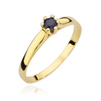 Pierścionek Złoty pr 585 Szafir 0.15 ct
W222-585-S0.15-BD