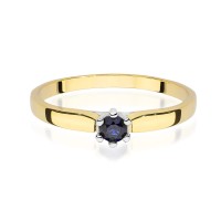 Pierścionek Złoty pr 585 Szafir 0.15 ct
W222-585-S0.15-BD
