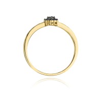Pierścionek Złoty pr 585 Czarne Brylanty 0.09 ct
W091-585-CB0.09-BD