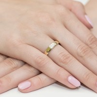 Pierścionek Złoty pr 585 Serca Brylanty 0.02 ct
W189-585-B0.02-BD