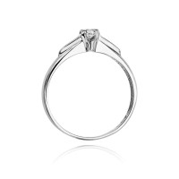 Pierścionek Złoty pr 585 Zaręczynowy Brylant 0.10 ct
W088-585-B0.10-BD