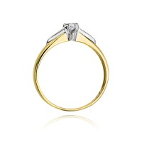 Pierścionek Złoty pr 585 Zaręczynowy Brylant 0.10 ct
W088-585-B0.10-BD