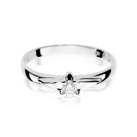 Pierścionek Złoty pr 585 Zaręczynowy Brylant 0.10 ct
W088-585-B0.10-BD