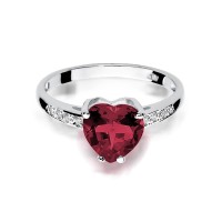 Pierścionek Złote pr 585 Serce Rubin 1.70 ct
W031-585-R1.70-BD