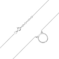 Naszyjnik Złoty pr 585 Kółeczko z Brylantem 0.01 ct
C028-585-B0.01-BD