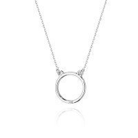 Naszyjnik Złoty pr 585 Kółeczko z Brylantem 0.01 ct
C028-585-B0.01-BD