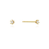 Kolczyki Złote pr 585 Brylanty  0.04 ct K0029.Z3.DIW.01