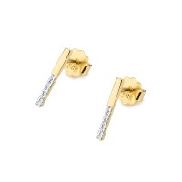 Kolczyki Złote pr 585 z Brylantami 0.05 ct
CK029-585-B0.05-BD