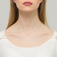 Zawieszka Złota pr 585 Brylant 0,005 ct Literka K
Z069-Z-585-B0.005-K