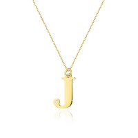 Naszyjnik Złoty pr 585 Celebrytka z Brylantem Literka J
C069-Z-585-B0.005-J