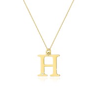 Naszyjnik Złoty pr 585 Celebrytka z Brylantem Literka H
C069-Z-585-B0.005-H