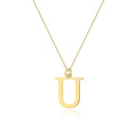Naszyjnik Złoty pr 585 Celebrytka z Brylantem Literka U
C069-Z-585-B0.005-U