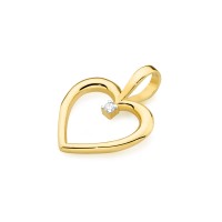 Zawieszka Złota pr 585 Brylant 0,005 ct Serce
S025-585-B0.005-BD