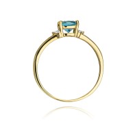 Pierścionek Złoty pr 585 Brylanty Topaz 0.70 ct
W039-585-T0.70-BD
