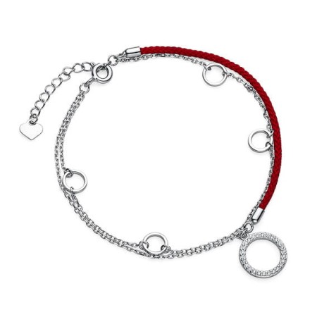 Bransoletka Srebrna pr 925 Koła