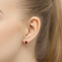 Kolczyki Złote pr 585 Brylanty Rubiny 1.20 ct
KO076-585-R1.20-BD