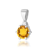 Zawieszka Złota pr 585 Brylant Cytryn 0.50 ct
Z076-585-C0.50
