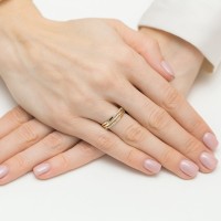 Pierścionek Złoty pr 585 Brylanty 0,15 ct 
BC012-585-B0.15-BD