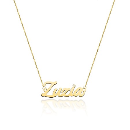 Naszyjnik Złoty pr 585 Brylant Celebrytka Zuzia