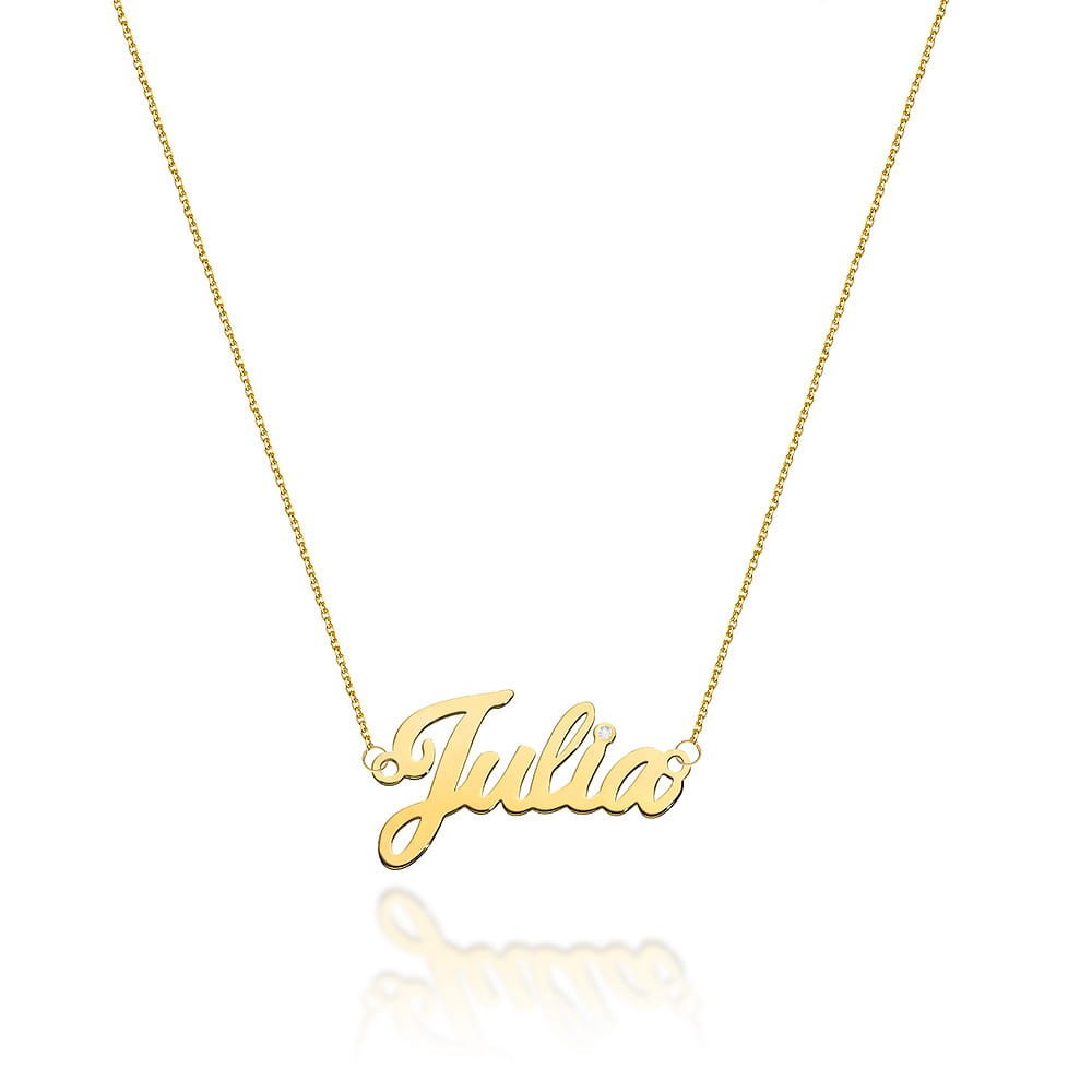 Naszyjnik Złoty pr 585 Brylant Celebrytka Julia
C067-Z-585-Julia