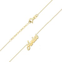 Naszyjnik Złoty pr 585 Brylant Celebrytka Ania 
C067-Z-585-Ania