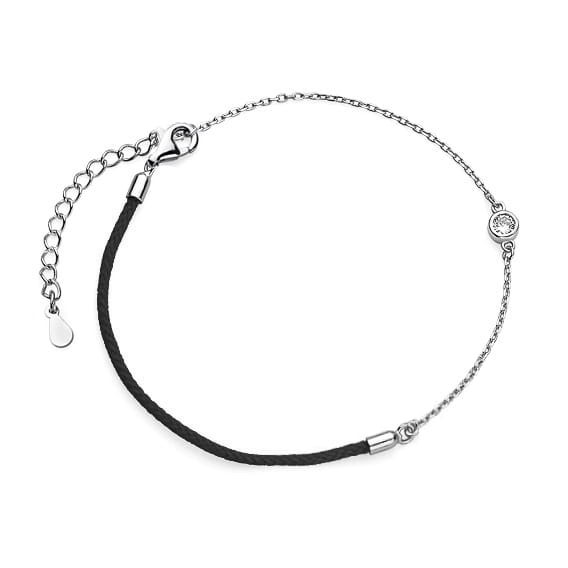 Bransoletka Srebrna pr 925 Cyrkonia B106S-Z1705