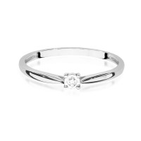 Pierścionek Złoty pr 585 na Zaręczyny Brylant 0,01 ct
W461-585-B0.01-BD