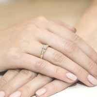 Pierścionek Złoty pr 585 Brylant 0,04 ct
W034-585-B0.13-BD