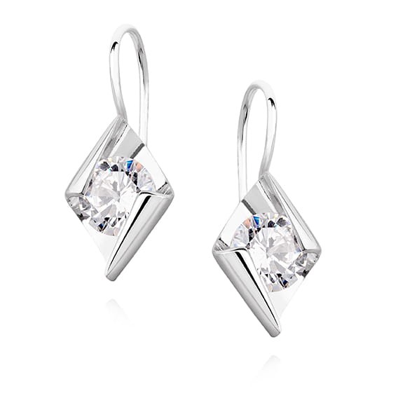 Kolczyki Srebrne pr 925 Cyrkonia KO095S-KS0150D