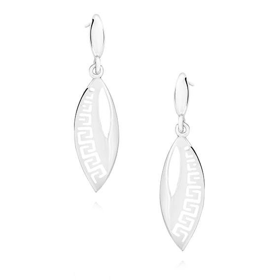 Kolczyki Srebrne pr 925 Wzór Grecki KO137S-KS0195E