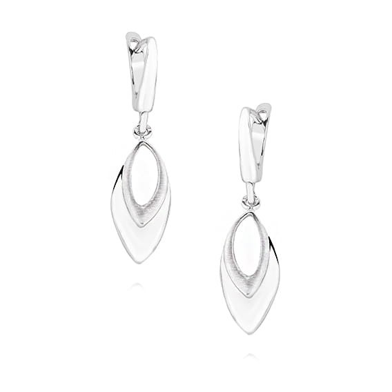 Kolczyki Srebrne pr 925 Wiszące Satyna KO144S-KS0218D