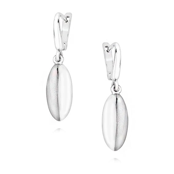 Kolczyki Srebrne pr 925 Wiszące Satyna KO145S-KS0219D