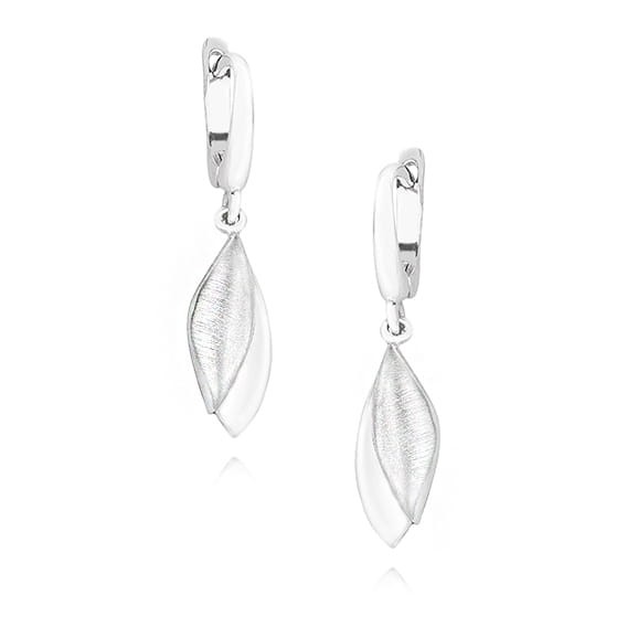 Kolczyki Srebrne pr 925 Wiszące Satyna KO148S-KS0220D