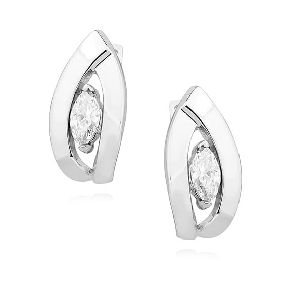 Kolczyki Srebrne pr 925 Cyrkonia KO171S-KS0192D