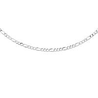 Łańcuszek Srebrny pr 925 Figaro Płaskie L015S-FIEX60R