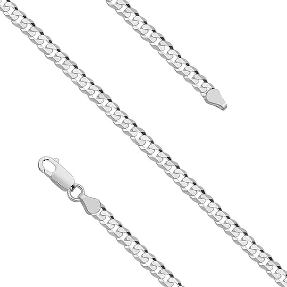 Łańcuszek Pancerka Diamentowana Płaska L016S-CUEX100R