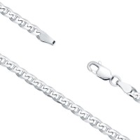 Łańcuszek Srebrny pr 925 Traversino L023S-TRV100R
