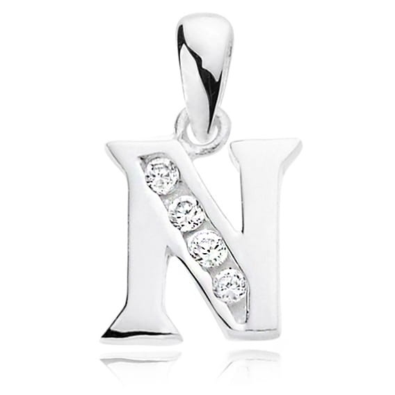 Zawieszka Srebrna pr 925 Cyrkonia Literka N
ZAS01N-LZ0001