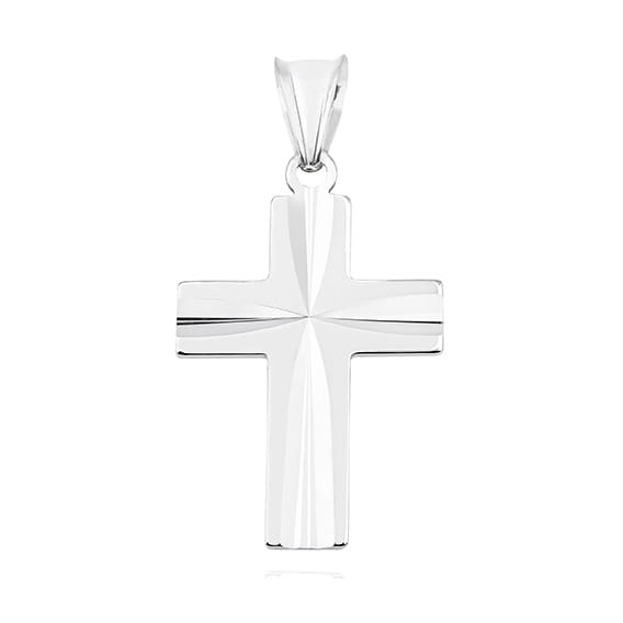 Zawieszka Srebrna pr 925 Krzyż 
ZAS031S-GKD002