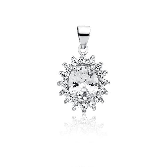 Zawieszka Srebrna pr 925 Biała Cyrkonia
ZAS048S-Z0685C1