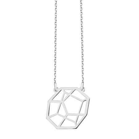 Naszyjnik Srebrny pr 925 Origami Koło