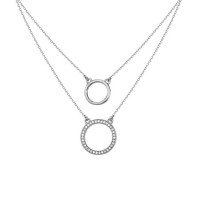 Naszyjnik Srebrny pr 925 Okręgi Cyrkonia
ZAS0124S-Z1461N