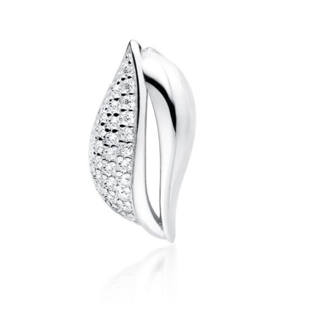 Zawieszka Srebrna pr 925 Białe Cyrkonie 