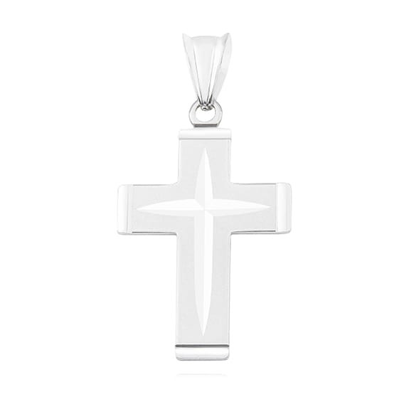 Zawieszka Srebrna pr 925 Krzyż 
ZAS0156S-GKD001