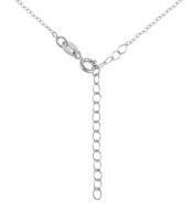 Naszyjnik Srebrny pr 925 Blaszka Stópki 
ZAS0163S-R0216