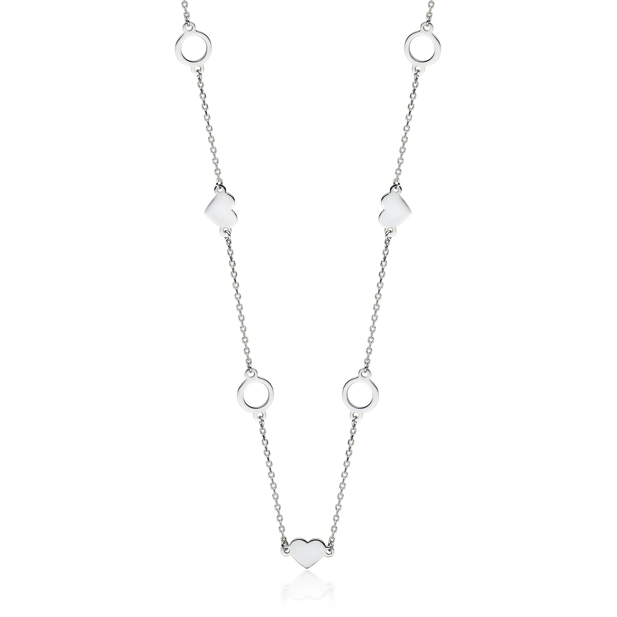 Naszyjnik Srebrny pr 925 Serca i Kółka
ZAS0164S-Z1686